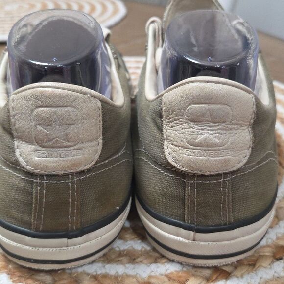 Converse John Varvatos All Star Player GreenCanvas/Leather Low Tops 8.5M/10.5W - Picture 5 of 9